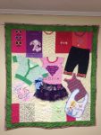 Girl Baby Clothes Quilt