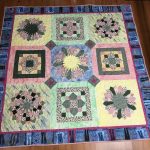 Star Burst Quilt -Freemotion Basic and Custom Quilting