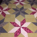 Custom Quilting All Over Pinwheel Quilt